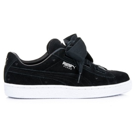 Puma Suede Heart Valentine Jr crna