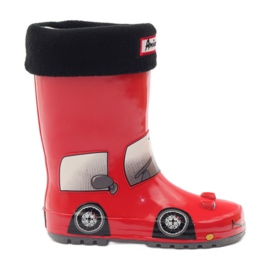 American Club Čarapa za galoše plus uložak RED CAR crvena siva crna