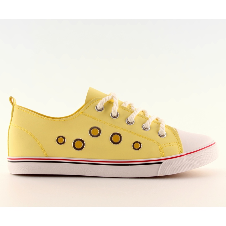 Žute ženske tenisice FG-2767 bež žuta boja