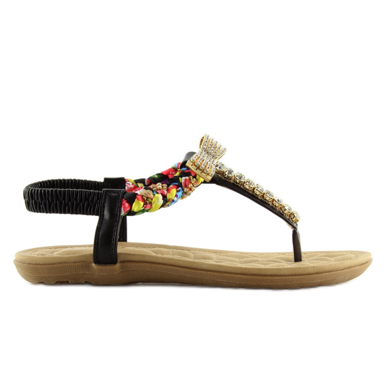 Crne sandale D567 crne crno