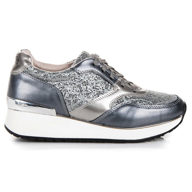 Kylie Sportske cipele sa sjajem siva