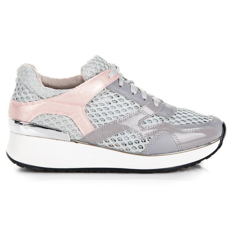 Kylie Sive tenisice s mrežicom siva