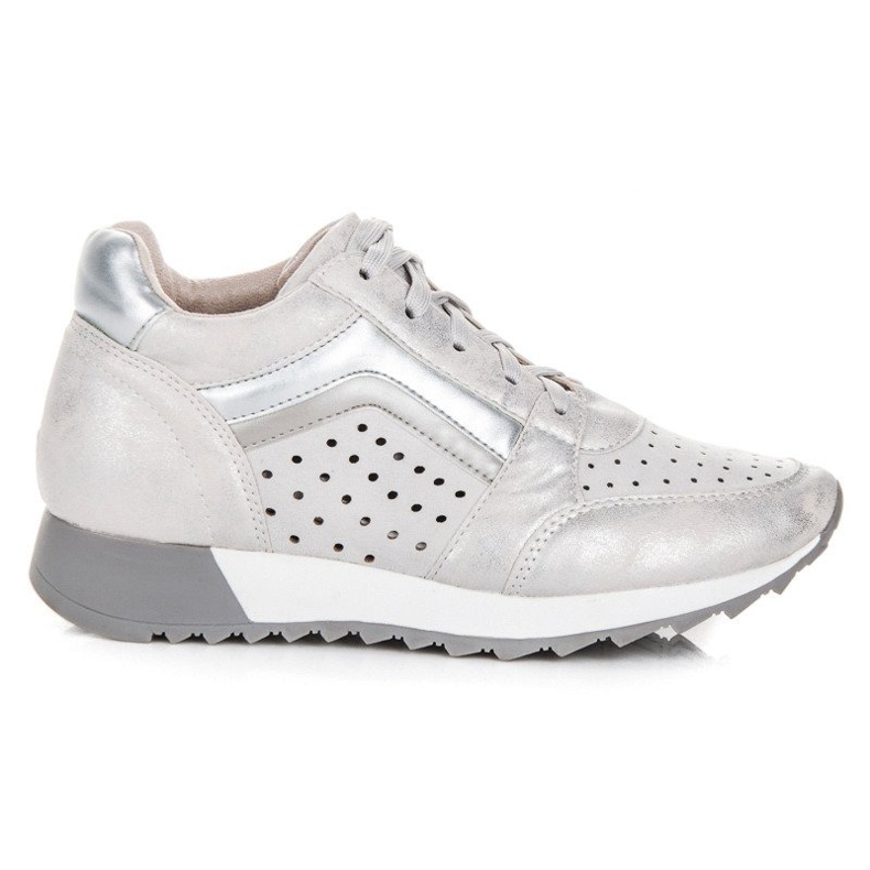 Kylie Modne tenisice na platformi siva