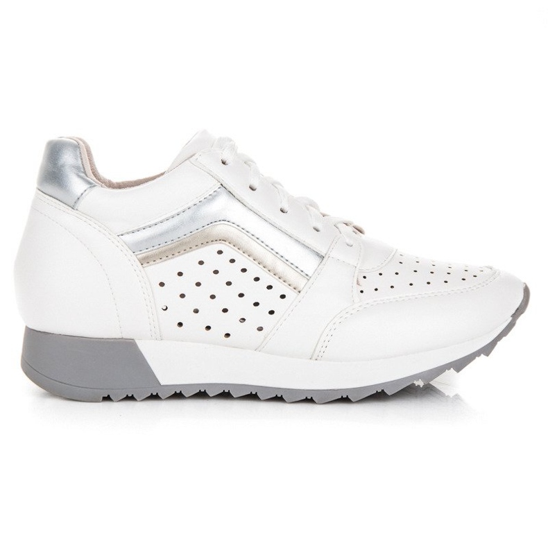 Kylie Modne tenisice na platformi bijela