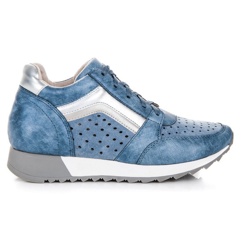 Kylie Modne tenisice na platformi plava