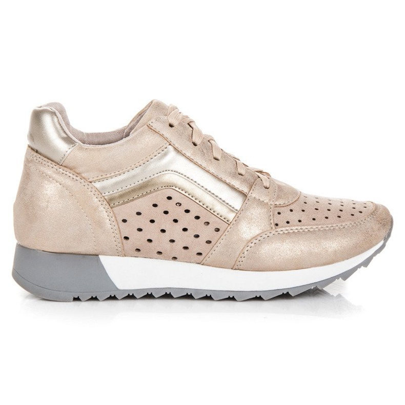 Kylie Modne tenisice na platformi žuta boja