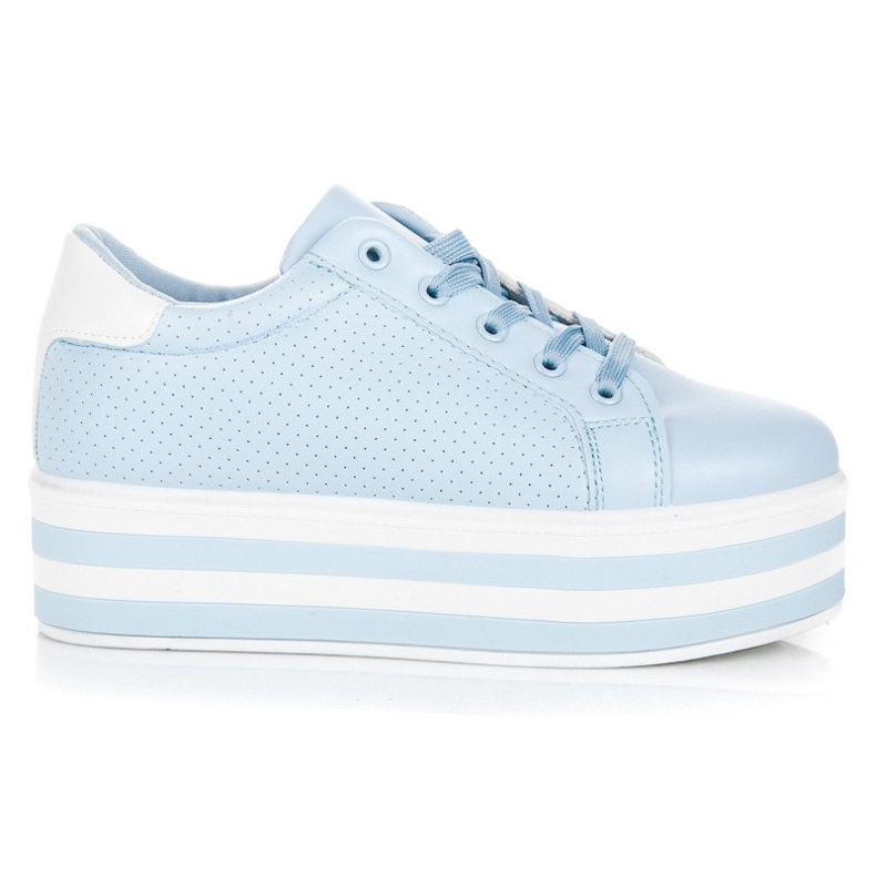 Seastar Tenisice na vezanje na platformi plava