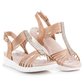 Kylie Sandale s kristalima smeđa