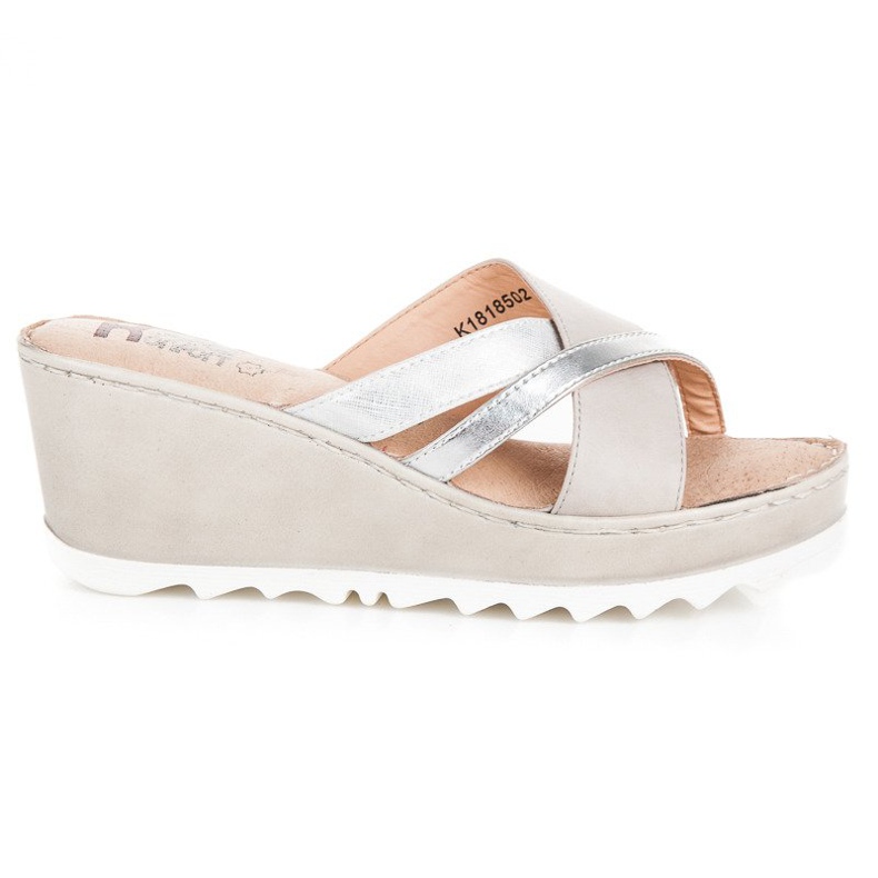 Kylie Klinaste papuče smeđa siva