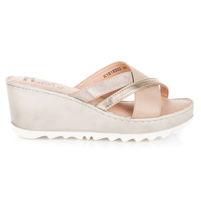 Kylie Klinaste papuče smeđa