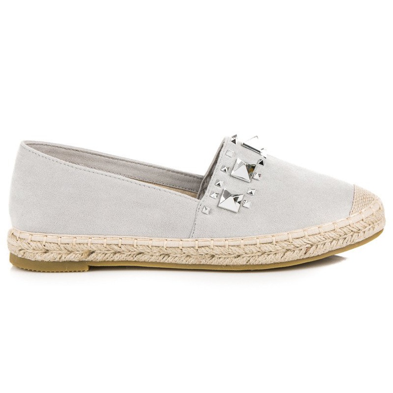Coura Sive espadrile siva