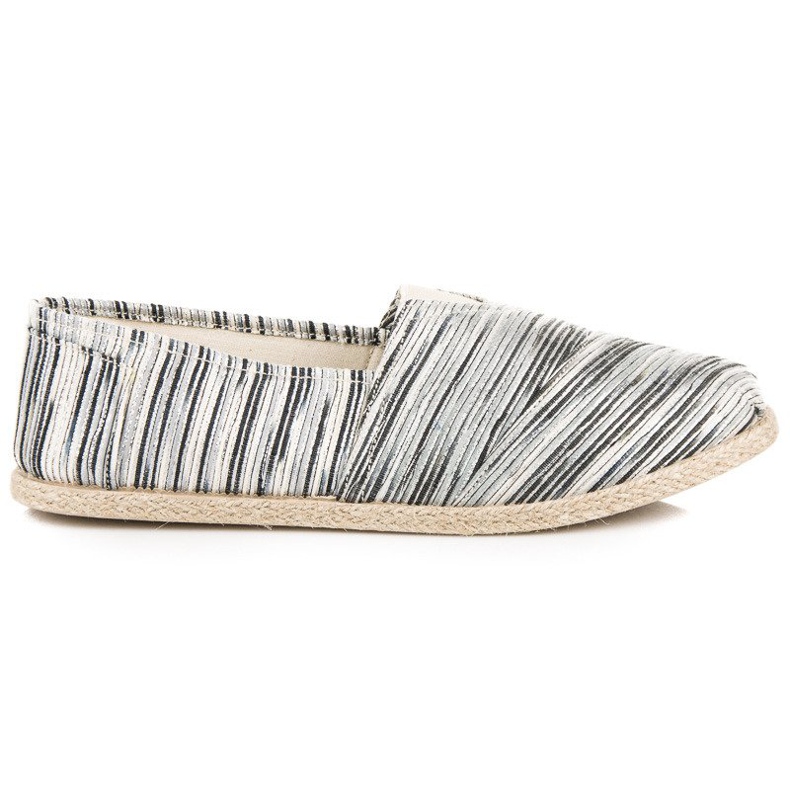 Rebraste espadrile crno