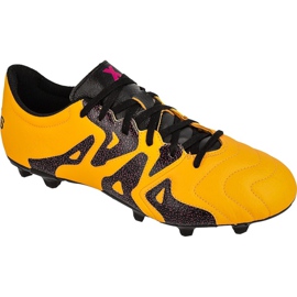 Nogometne cipele Adidas X 15.3 FG / AG M Leather S74640 naranča naranča