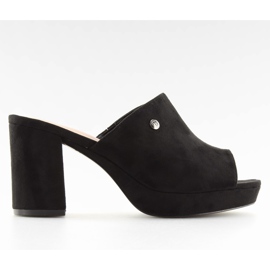 Crne FLD-3K41 crne visoke potpetice crna