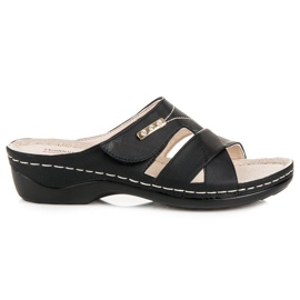 Hasby Udobne ljetne papuče crna