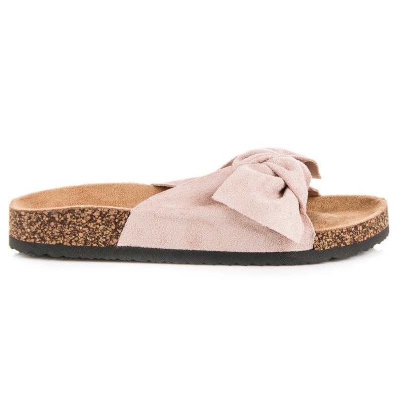 Queen Vivi Antilop papuče s mašnom smeđa