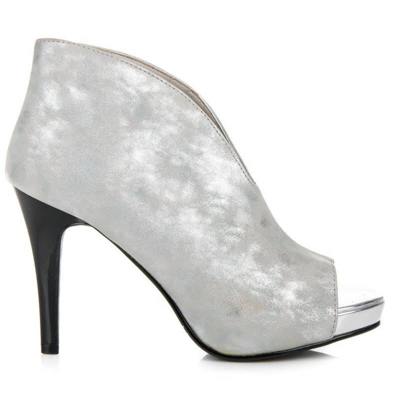 Vinceza Otvorene čizme siva