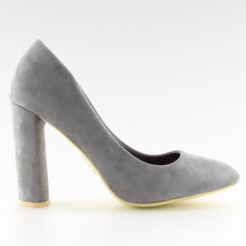 Grey Pumps sive B-18 sive siva