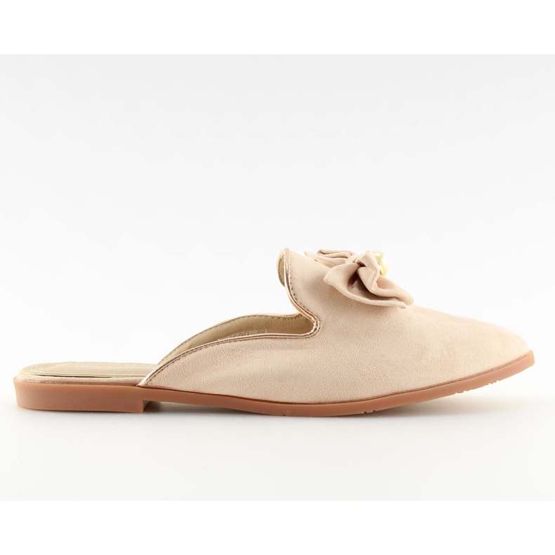 Bež lordsy papuče D-6539 bež