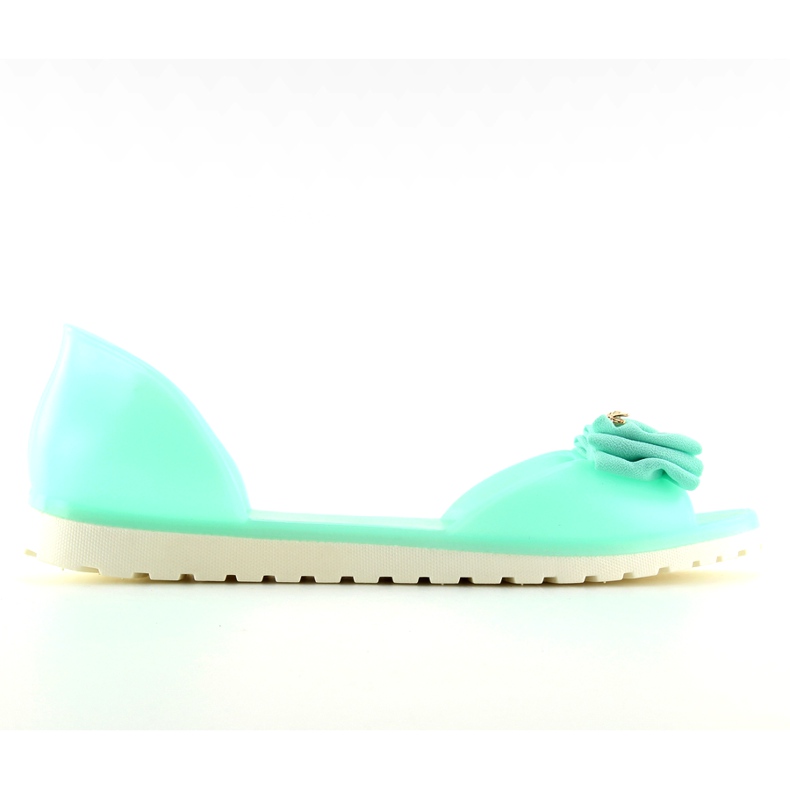 Otvorene balerinke meliski S1 mint zelena