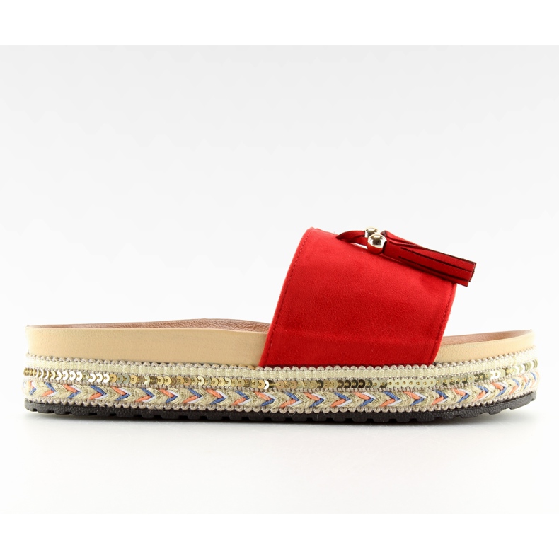 Crvene ženske crvene papuče LS-93 crvene crvena