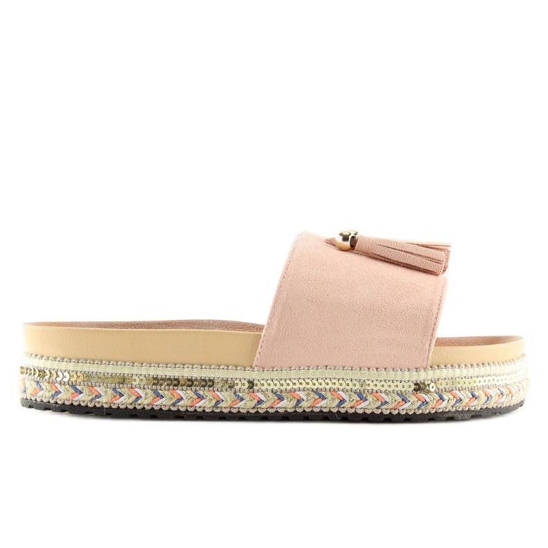 Ženske roze papuče LS-93 roze ružičasta