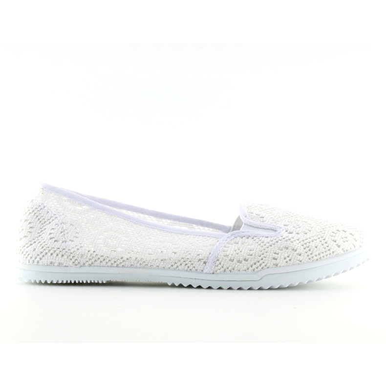 Bijeli čipkasti papuči MN70 bijeli bijela