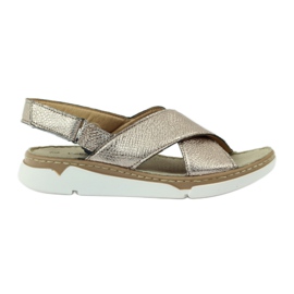 Filippo Udobne zlatne čičak sandale zlatni