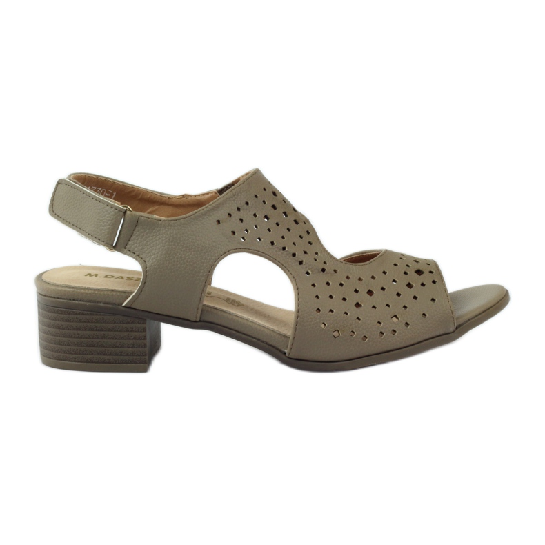 M.Daszyński Kožne sandale Daszyński bež