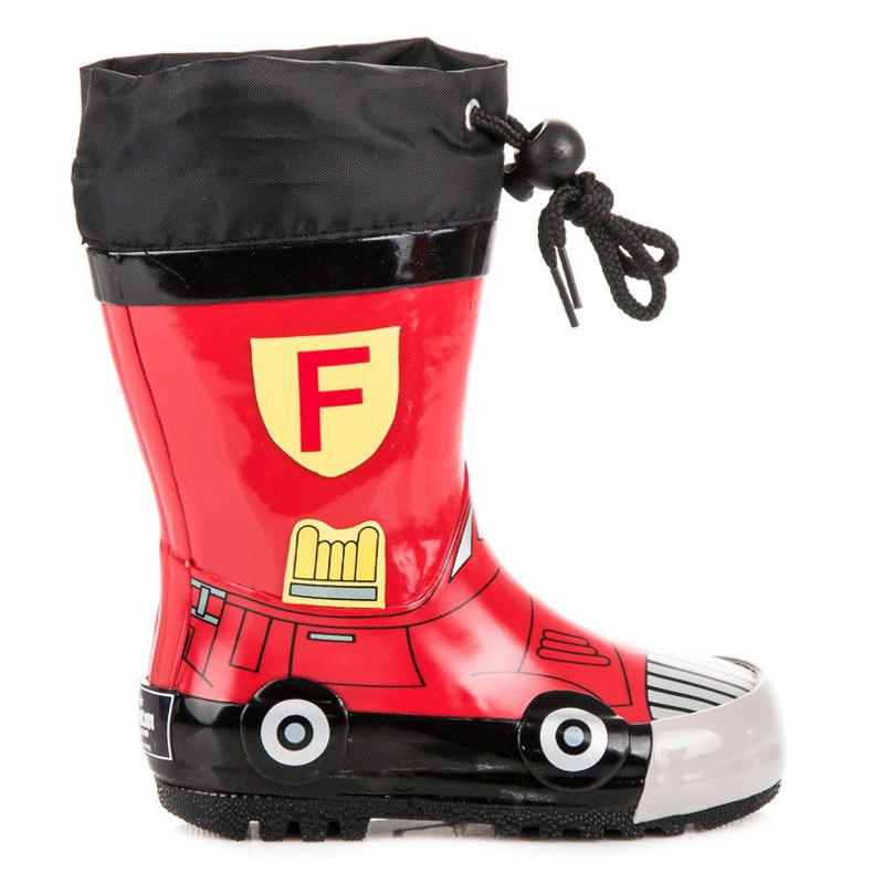 American Club Dječački kaloši s američkim pulerom crvena