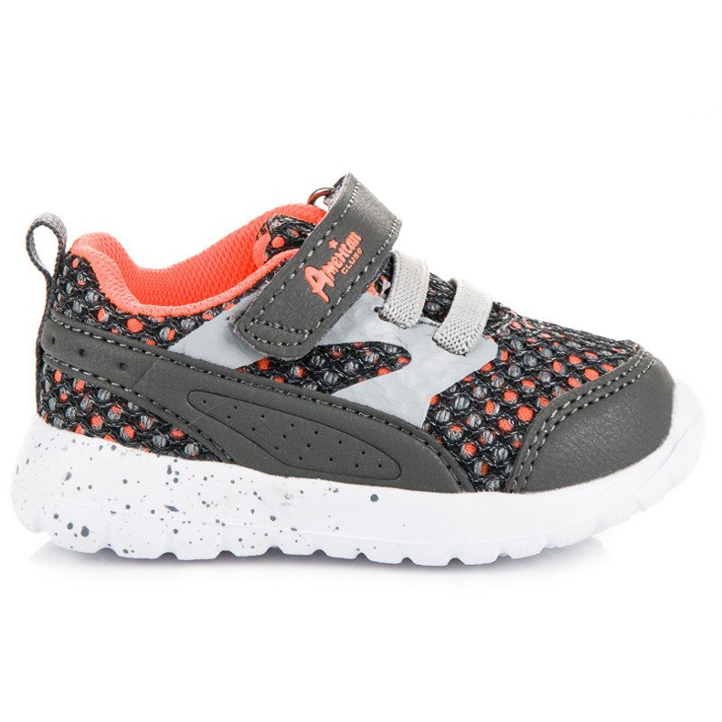 American Club Elastične i američke cipele s Velcroom siva