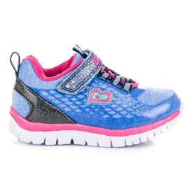 American Club Vezane američke sportske cipele plava