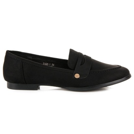 Sweet Shoes Crne slip-on mokasinke crna