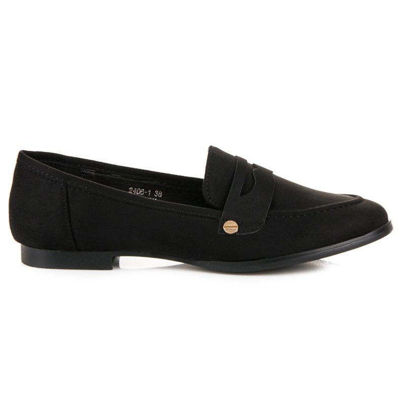 Sweet Shoes Crne slip-on mokasinke crno