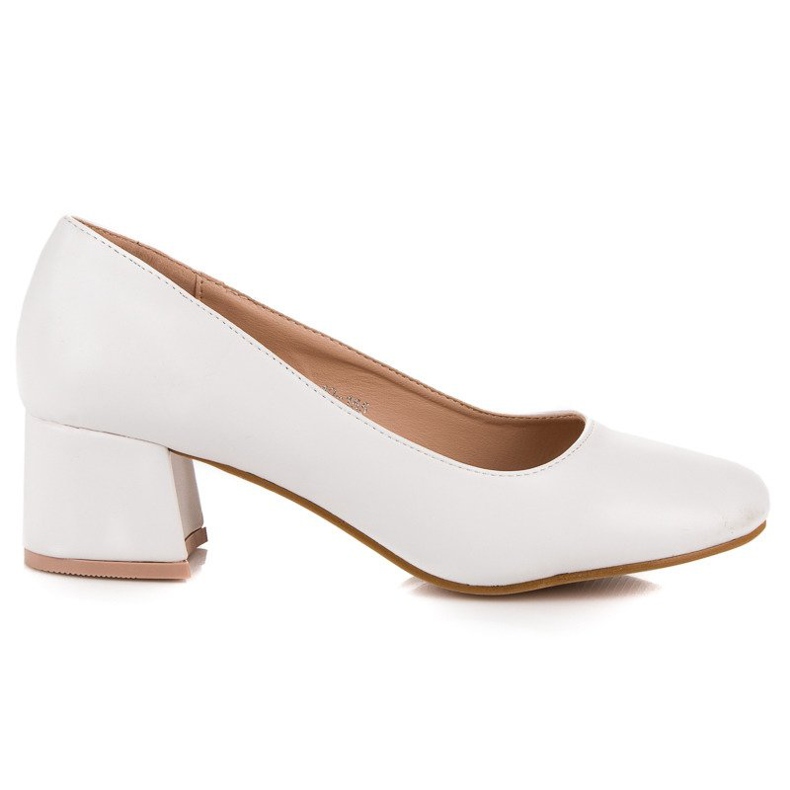 Renda Bijele pumpice s niskom potpeticom bijela