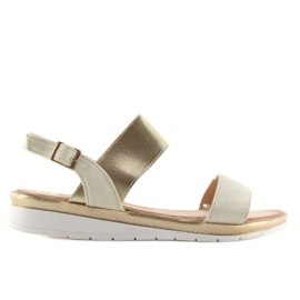 Zlatne ženske sandale A-04 zlatne zlatni