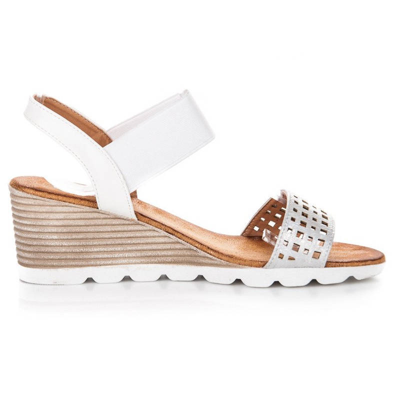 Sandale s vinceza gumom bijela