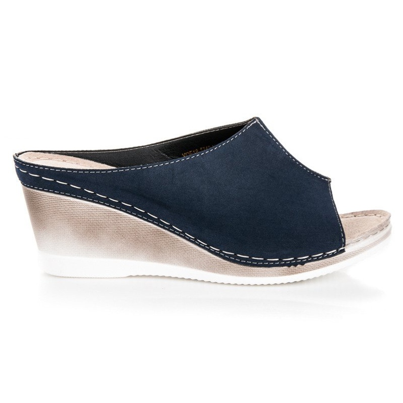 Vinceza sandale na klin plava