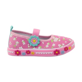 American Club Američke kožne tenisice s uloškom zelena žuta boja ružičasta