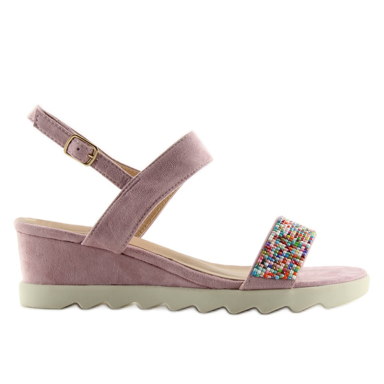 Niske sandale od ljubičaste malve ljubičasta