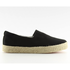Crne slip-on espadrile k1833801 negro crna