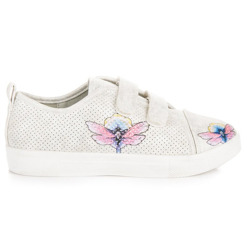 Bijele tenisice s Velcro VINCEZA bijela