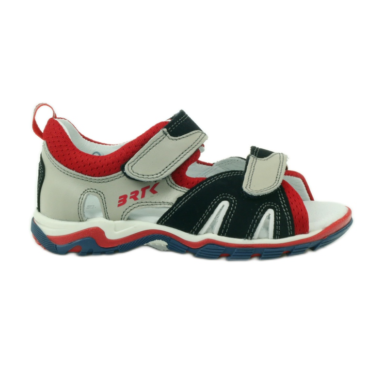 Sandale na čičak Bartek 16187 siva