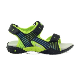 American Club Sandale s američkim kožnim umetkom 5261 zelena crna