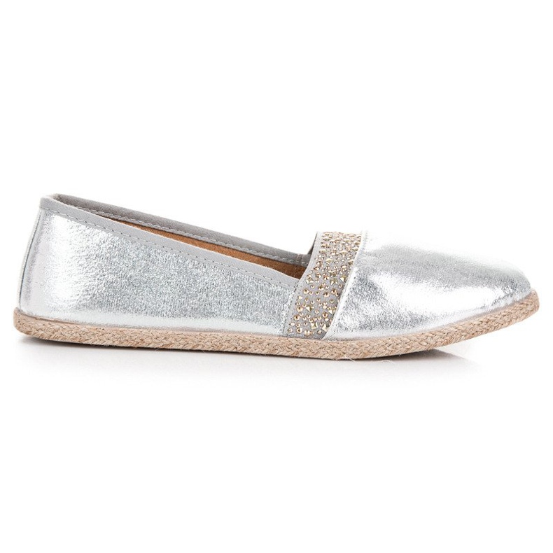 Srebrne mckeylor espadrile siva