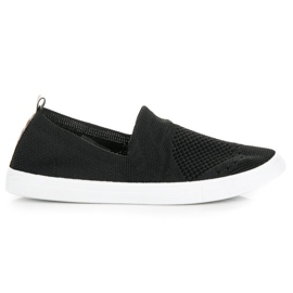 MCKEYLOR Tekstilne slip-on tenisice crna