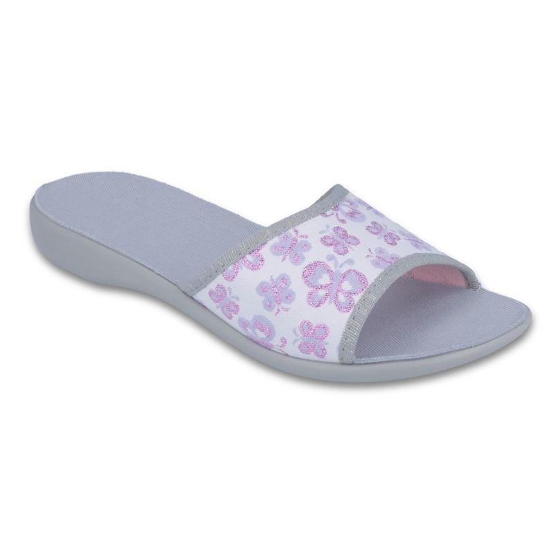 Befado ženske cipele pu 300D041 siva ružičasta