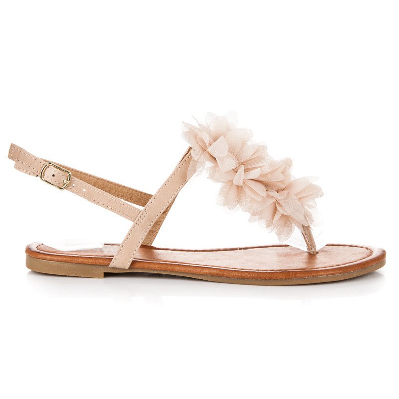 Seastar Elegantne sandale s kopčom smeđa