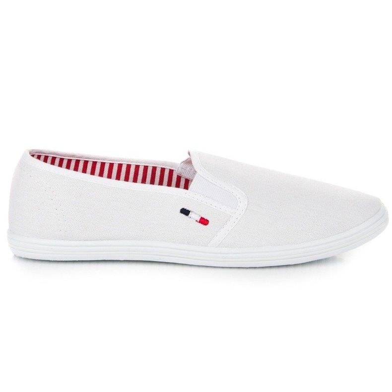 McKey Bijeli tekstilni papuči bijela