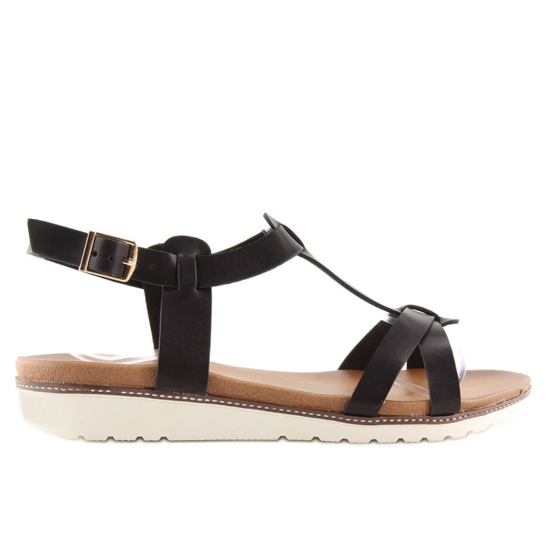 Crne ženske sandale C1822 crne crno